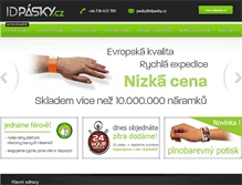 Tablet Screenshot of idpasky.cz